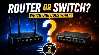 Router vs Switch Explained in 2 Minutes | What's the Difference?