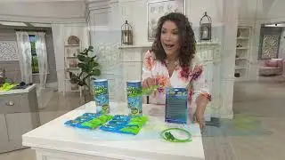 Green Gobbler Set of 6 Drain Cleaner Packets with 12 Drain Sticks on QVC