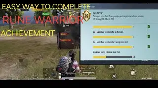 EASY WAY to COMPLETE RUNE WARRIOR ACHIEVEMENT || GET 10 ACHIEVEMENT POINT AND 3 CLASSIC COUPON ||