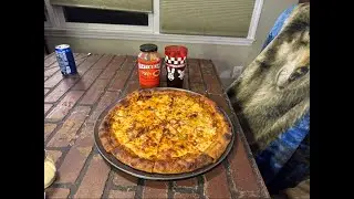Chicken Parmesan Stuffed Crust Pizza