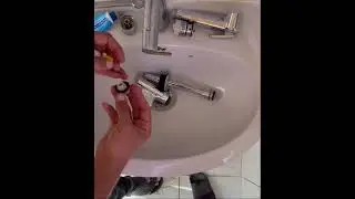 صيانة سيفون مبولة ظاهر جروهي Grohe Rondo flush valve for urinal repair 37339000