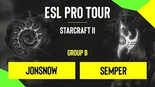 SC2 - Semper vs. JonSnow - DH SC2 Masters - Summer 2020 - Group B - NA