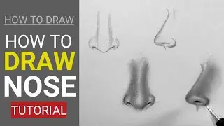How to DRAW NOSE for beginners | VERY EASY TRICK TO DRAW