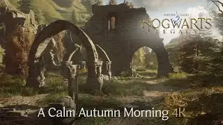 Hogwarts Legacy - A Calm Autumn Morning [ASMR] [4K]