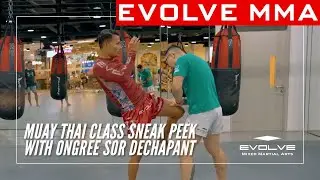 Muay Thai Class Sneak Peek At Evolve Kinex!
