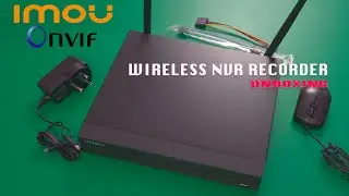 Wireless NVR Recorder Onvif WIFI Cameras support, Imou NVR1104HS-W-S2 WiFi NVR Unboxing | Part 1