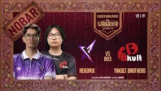 REKONIX vs YB - PGL Wallachia Season 7: Asia Closed Qualifier2 @VEENOMONDOTA @AvilleYT