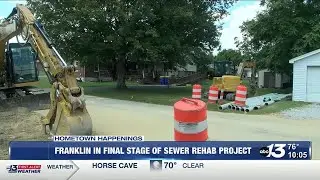 Franklin reaches final stage of sewer rehabilitation project