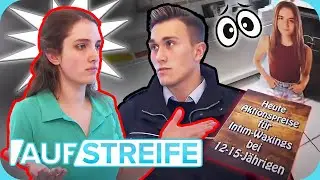 Unmoralisches Angebot: Kosmetiksalon bietet Intimwaxing an Minderjährige an?! | Auf Streife | SAT.1