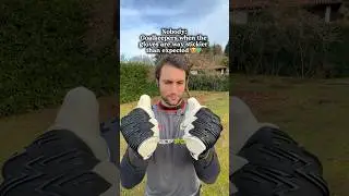 These Goalkeeper Gloves Are WAY Stickier Than Expected 😳🧤#shorts #gloves #goalkeeper