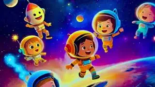🚀 Space song Explorer Hop(A fun, interactive kids&rsquo;nursery song) | New version of Kids Nursery Songs