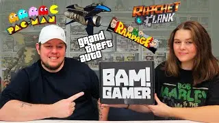 Unboxing The Bam Box GAMER BOX With A Guaranteed Celebrity Autograph - GTA , Pac-Man , & More - UK