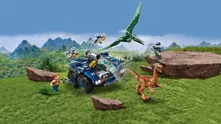 LEGO Jurassic World Побег галлимима и птеранодона 75940