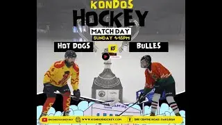 Hot Dogs vs Bulles - Kondos Ice Hockey League