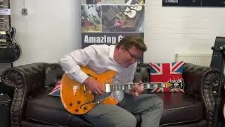 D'Angelico Excel DC XT Vintage Natural Quilt Semi Hollow Electric Guitar - Rimmers Music Review