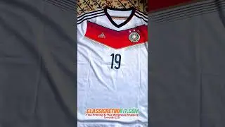 Germany Home World Cup 2014 Football Jersey  #classicfootballshirts #footballjersey #footballshirts
