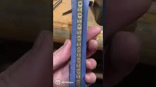 PEEP THE PROCESS...creating a stamped brass cuff