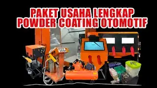 PAKET MESIN POWDER COATING SET LENGKAP