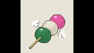ABC PIXEL Wagashi B (2/26) | Botchan Dango 坊っちゃん団子  #animation #pixel #wagashi