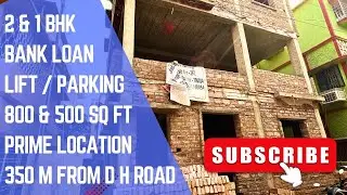 800 Sq Ft 2BHK New Flat At Behala A K Paul Road🏠