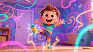 Timmy Spins Around &ndash; Dizzy Whizzy Fun! | Spinning Song for Toddlers | Movement Rhyme for Kids