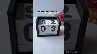 Easy table calendar 📅 || #calendar #craft #tablecalendar #tutorial #newyear2026 #newyearcraft #diy