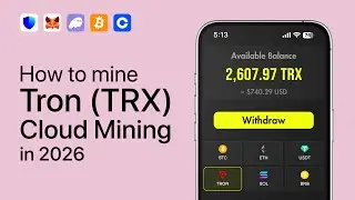 How to Mine Tron (TRX) Cloud Mining: Beginner Tutorial No Hardware Needed