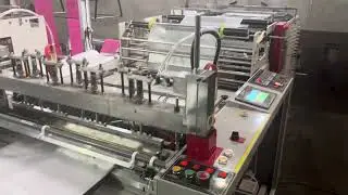850 hot cutting flat bag making machine 