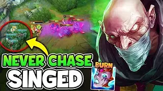 Chasing the Rank 1 Singed is a terrible idea...