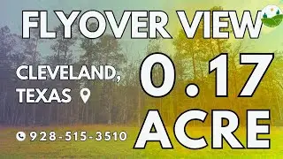 Fly Over - 0.17  acre land for sale in Cleveland, Texas [006809-000263-006]