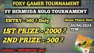 SOLO TOURNAMENT 🎃 ⚡️ 🔥 2000 PRIZEPOOL 🌋