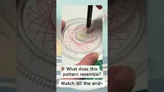 Satisfying geometric patterns Spirograph art #397