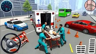 Ambulance City Rescue Simulator 3D Game - US 911 Emergency Ambulance Driving 3D - Android Gameplay