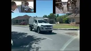Learning clutch control, stopping procedure on the stop signs and observations with a manual truck