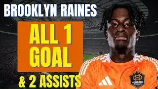 Brooklyn Raines - ALL 1 GOAL & ASSISTS FOR HOUSTON DYNAMO | Skills & Highlights