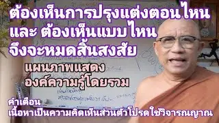 ต้องเห็นตอนไหนของการปรุงแต่ง และต้องเห็นอย่างไร จึงหมดสิ้นสงสัย