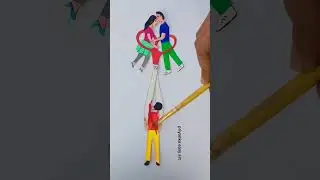 why did the girl betray her love☹️ #priyankaeasyart #art #drawing #cartoon