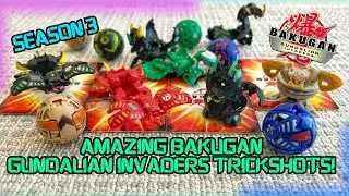 AMAZING BAKUGAN GUNDALIAN INVADERS TRICKSHOTS!