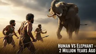 human vs Elephant encounter 2 Million Human Life Origins,