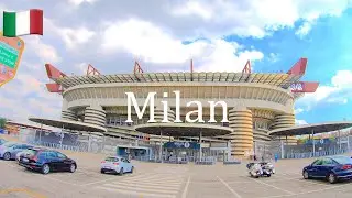 🇮🇹 Driving Milan Streets #2, San Siro stadium (FC Inter, FC Milan)