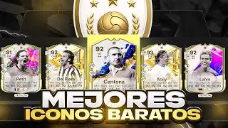 LOS MEJORES ICONOS BARATOS DE FC 25 ULTIMATE TEAM !!