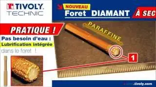 Percer les grès cérames les plus durs sans eau avec le TIVOLY DIAMOND
