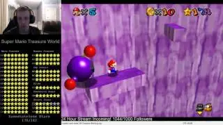 Super Mario Treasure World - TsucnenT's Dream Extremely Thin Wallkicks (Savestateless)