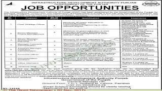 Infrastructure-Development-Authority-Punjab-Lahore-Jobs