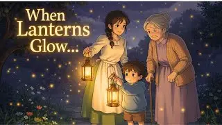 A Gentle Dusk in a Ghibli World 🌅 Lanterns, Silence & Serenity