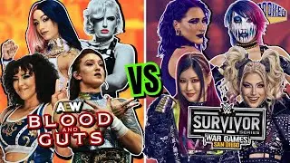 AEW Blood & Guts vs WWE Survivor Series War Games! Who's Better?