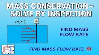 FE Exam Fluid Mechanics | Mass Flow Rate from Nonuniform Velocity Profile