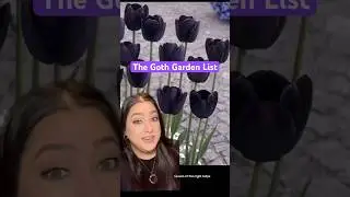 Goth Garden List of dark plants and flowers #gothgarden #gothichomedecor #gardeningtips