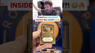 A signed baseball bat INSIDE of this card?!? 🤯🔥 Massive Shohei Ohtani card pull!! 👀