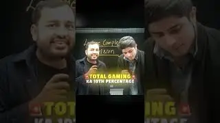Total gaming in live class 10th ..#totalgaming #pw #viral #famous #gaming #shorts #physi#student